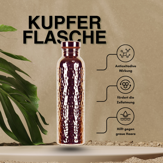 Kupfer Wasserflasche 800ml