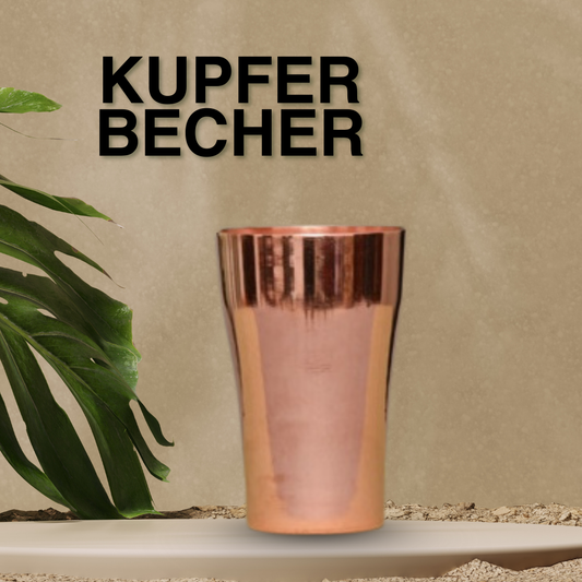 Handgemachter Kupferbecher 400ml