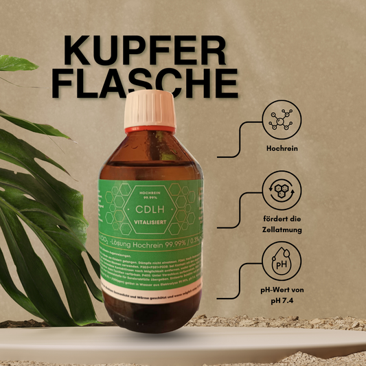 CDL 100ml Glasflasche