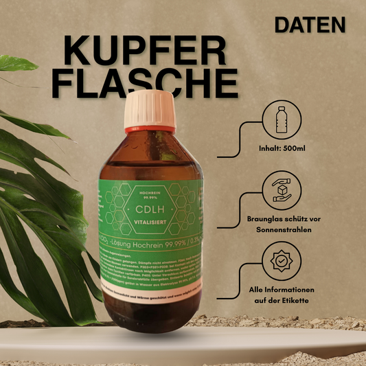 CDL 500ml Glasflasche