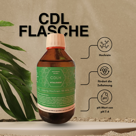 CDL 100ml Glasflasche