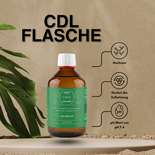 CDL 100ml Glasflasche