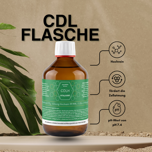 CDL 100ml Glasflasche